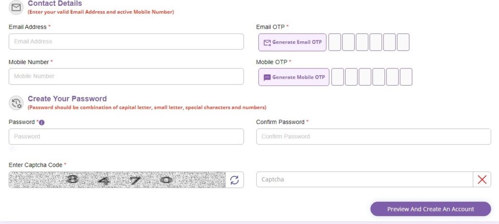 RRB Technician Preview And Create An Account