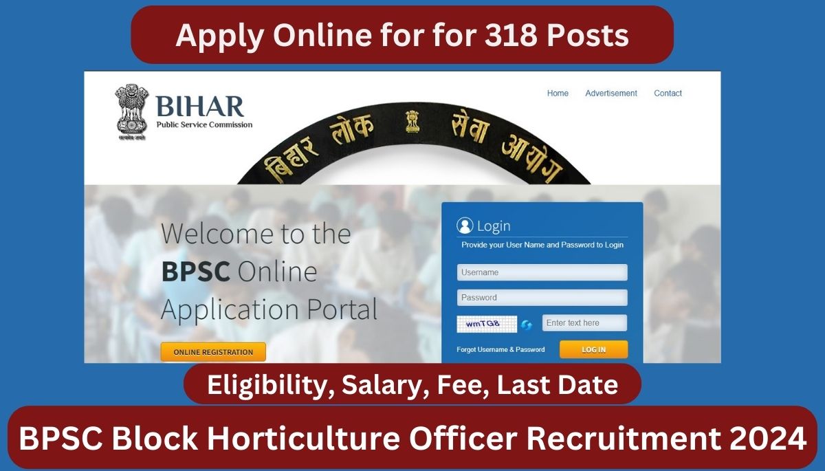 BPSC Block Horticulture Officer Recruitment 2024